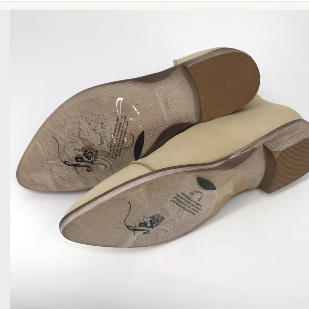 Free People Flat Royale Natural Flat Cut Out Shoes - Picture 5 of 8